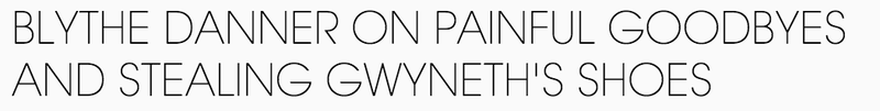 Illustration for article titled Quit Asking Blythe Danner About Gwyneth Paltrow